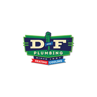 Logotype of D&F Plumbing, Heating and Cooling
